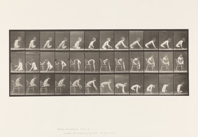 Plåt 538. Dubbel amputation av lår; Pojke; A, gå framåt av Eadweard Muybridge
