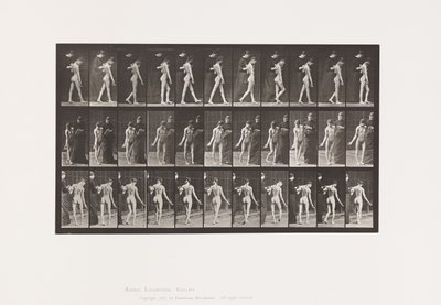 Platta 541. Multipel cerebro-spinal skleros (choreic); Gående av Eadweard Muybridge