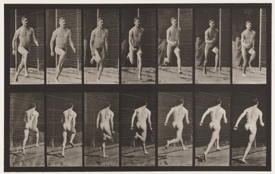 Plåt 66. Löpande av Eadweard Muybridge