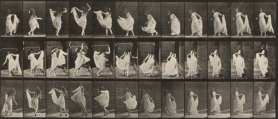 Plansch nummer 193. Dans (fantasi) av Eadweard Muybridge