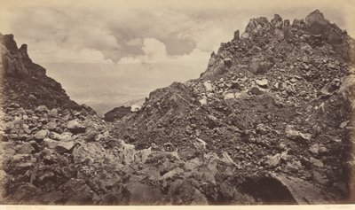 Quezaltenango från en vulkans krater av Eadweard Muybridge