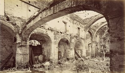 Ruinerna av San Domingo-kyrkan, Panama av Eadweard Muybridge