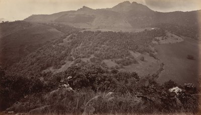 Vulkanen Santa María, Quetzaltenango, Guatemala av Eadweard Muybridge