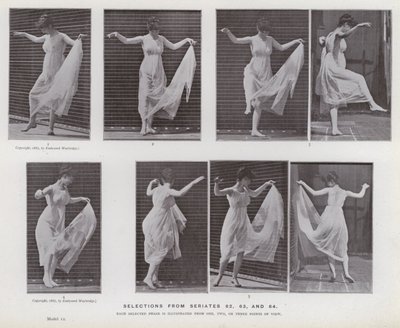 The Human Figure in Motion: Urval från serierna 62, 63 och 64 av Eadweard Muybridge