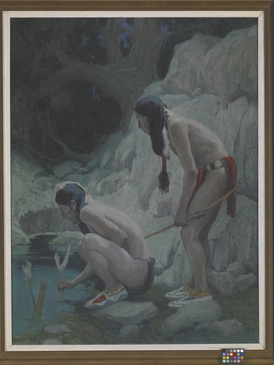 Sacred Waters (olja på duk) av Eanger Irving Couse