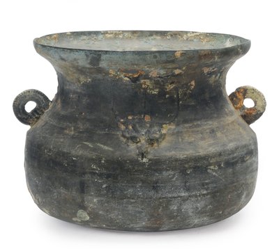 Stor kittel, sent östra Zhou, 500-300-talet f.Kr. (brons) av Eastern Zhou Dynasty Chinese School