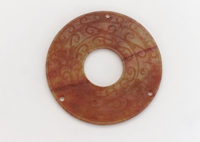 Prydnadsskiva, 300-talet f.Kr av Eastern Zhou Dynasty Chinese School