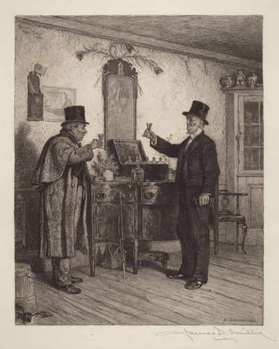 Ett glas med godsägaren av Eastman Johnson