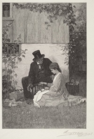 En gårdfarihandlare från New England av Eastman Johnson