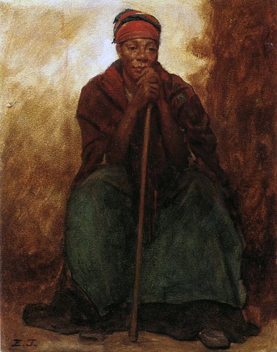 Dinah, den svarta tjänaren av Eastman Johnson