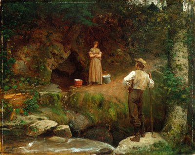 Tidiga älskare av Eastman Johnson
