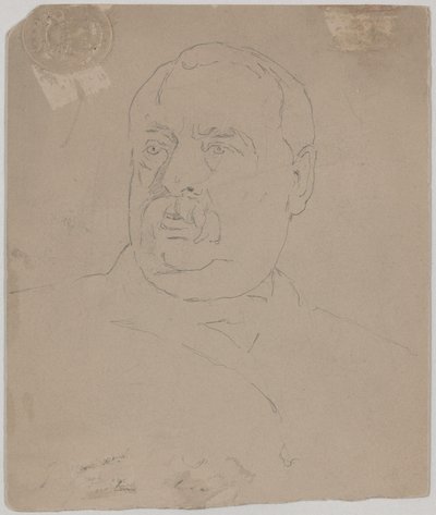Grover Cleveland [verso] av Eastman Johnson