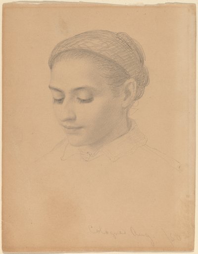 Chef för en ung kvinna av Eastman Johnson