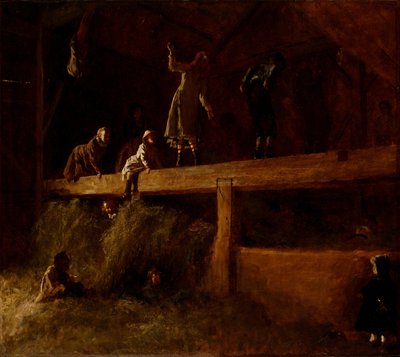 I Höloftet, c.1878 av Eastman Johnson