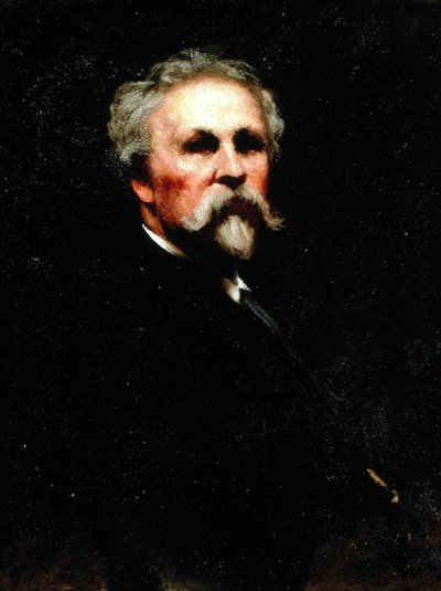 Självporträtt (olja på duk) av Eastman Johnson