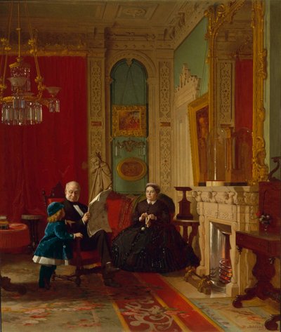 Familjen Brown  av Eastman Johnson