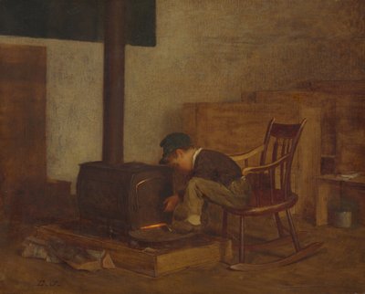 The Early Scholar, ca. 1865. av Eastman Johnson