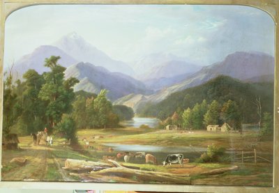 Nya Zeelands landskap, 1872 av Ebenezer Wake Cook