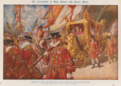 Kröningen av kung George V av Edgar Bundy