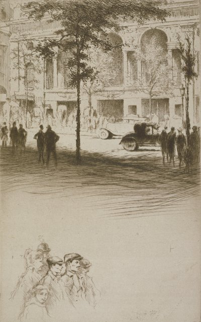 Ett torg, illustration för 