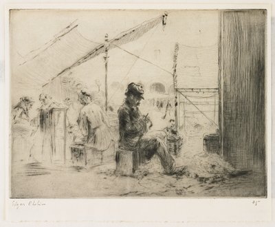 Kronärtskocksskalaren; Rialto, Venedig av Edgar Chahine