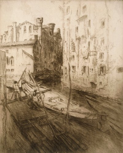 Det judiska gettot, Venedig, från "Impressions d