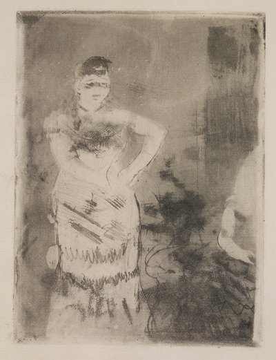 En sångerska av Edgar Degas