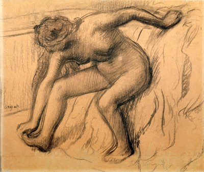 Efter badet, 1892. av Edgar Degas