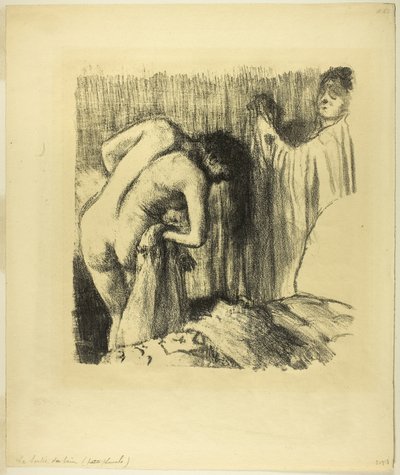 Efter badet III av Edgar Degas