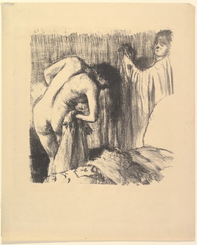 Efter badet III, 1891-92. av Edgar Degas