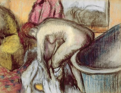 Efter badet, c.1895 av Edgar Degas