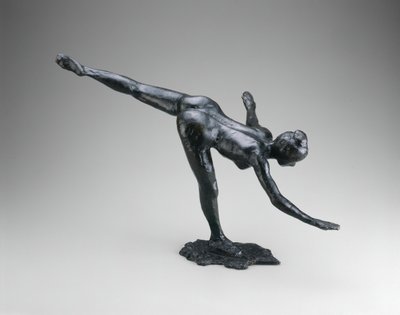 Arabesque, modellerad 188590 gjuten 191921. av Edgar Degas