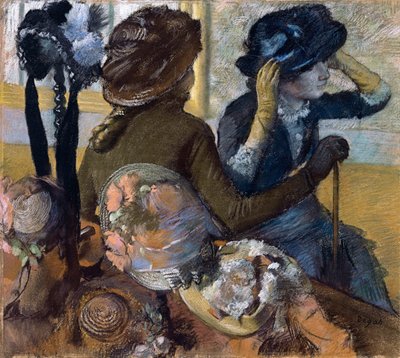 Hos Milliners, 1882 av Edgar Degas