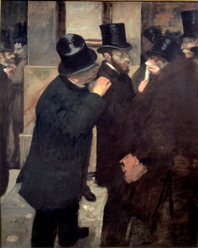På Börsen av Edgar Degas