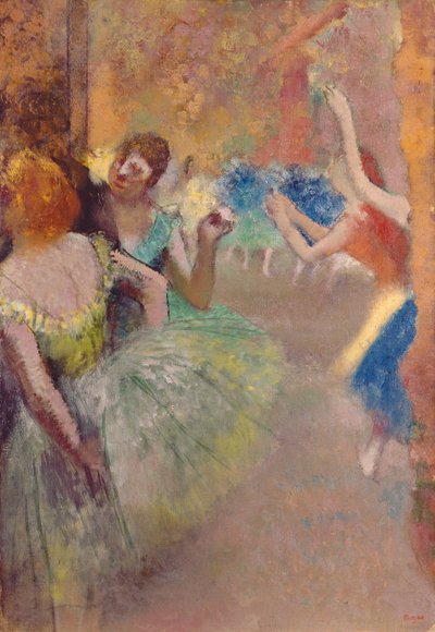 Balettscen; Scene de ballet, ca 1885 av Edgar Degas