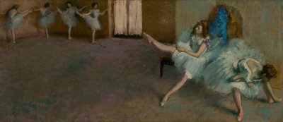 Före baletten, 18901892. av Edgar Degas