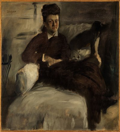 Porträtt av Madame Jeantaud av Edgar Degas