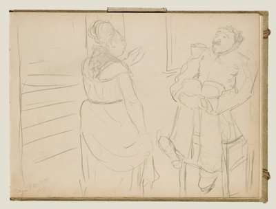 Bordellscen av Edgar Degas