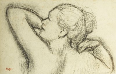 Byst av kvinna; Kvinnlig byst, av Edgar Degas