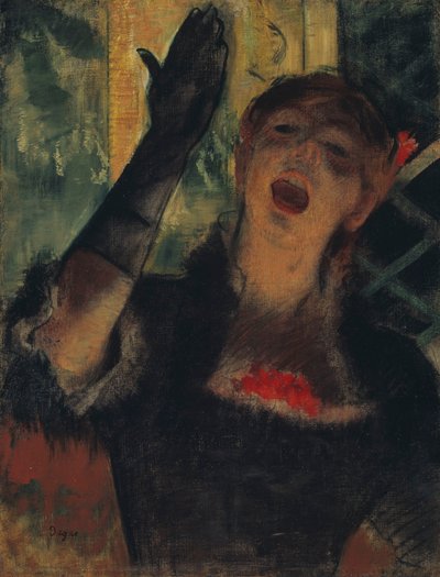Café Sångare av Edgar Degas