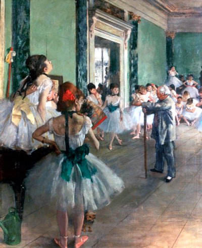 Dansklass, 1874 av Edgar Degas