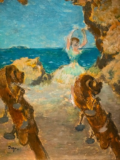 Dansare. Balett scen. 1891. Olja på duk. av Edgar Degas