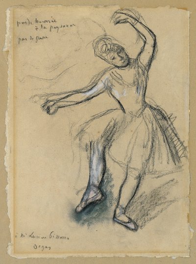 att dansa; Dansare, 1880-tal av Edgar Degas