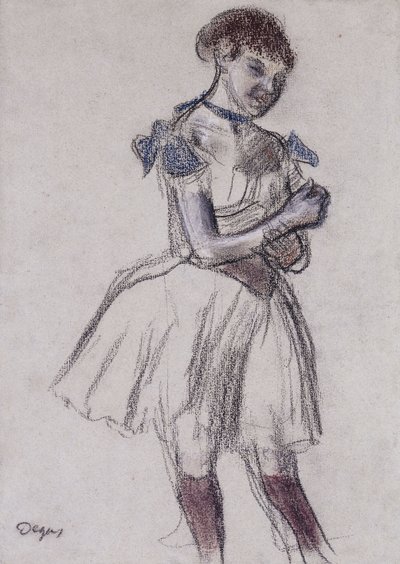 att dansa; Dansare, ca 1880 av Edgar Degas