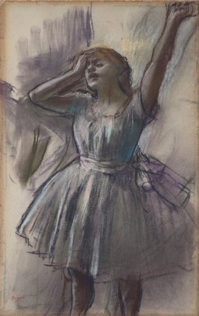 Dancer Stretching av Edgar Degas