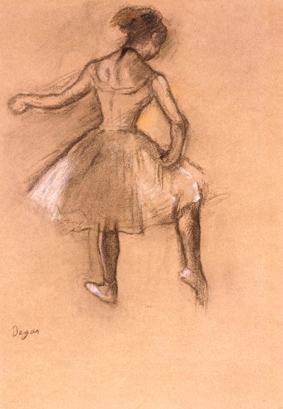 Dansare, ca 1880 av Edgar Degas