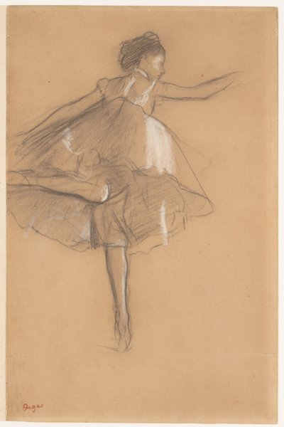 Dansare på tåspetsar av Edgar Degas