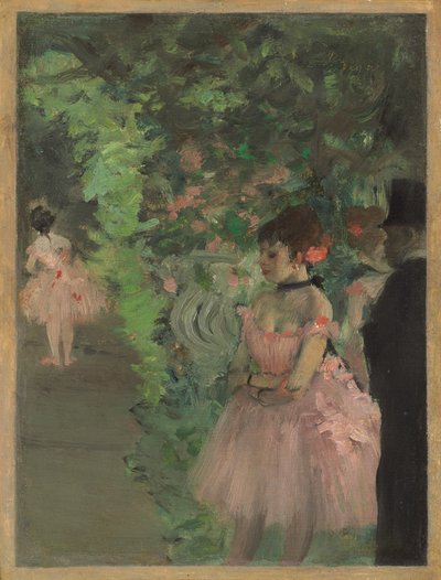 Dansare Backstage, 18761883. av Edgar Degas