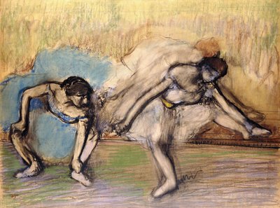 Dansare i vila, ca 1896 av Edgar Degas