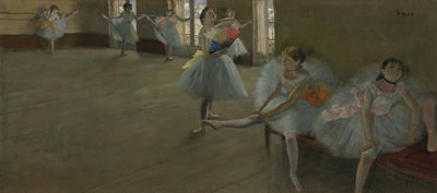 Dansare i klassrummet, ca 1880 av Edgar Degas